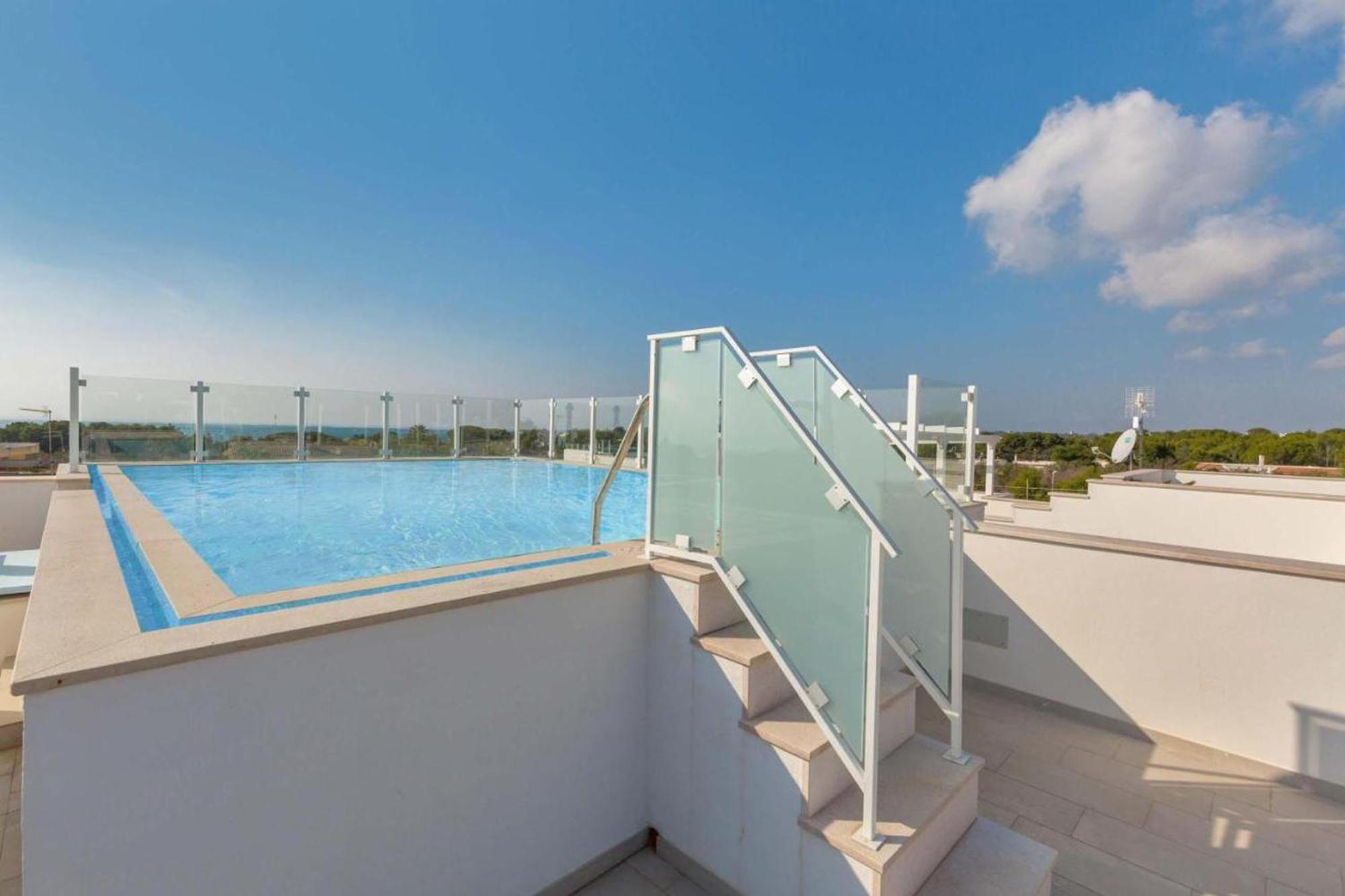 Tramonti Incredibili In Piscina - Apartment8 Con Ac Wifi In Residence Santa Maria al Bagno Buitenkant foto